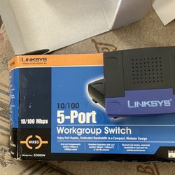 5 Port Workgroup Switch Linksys