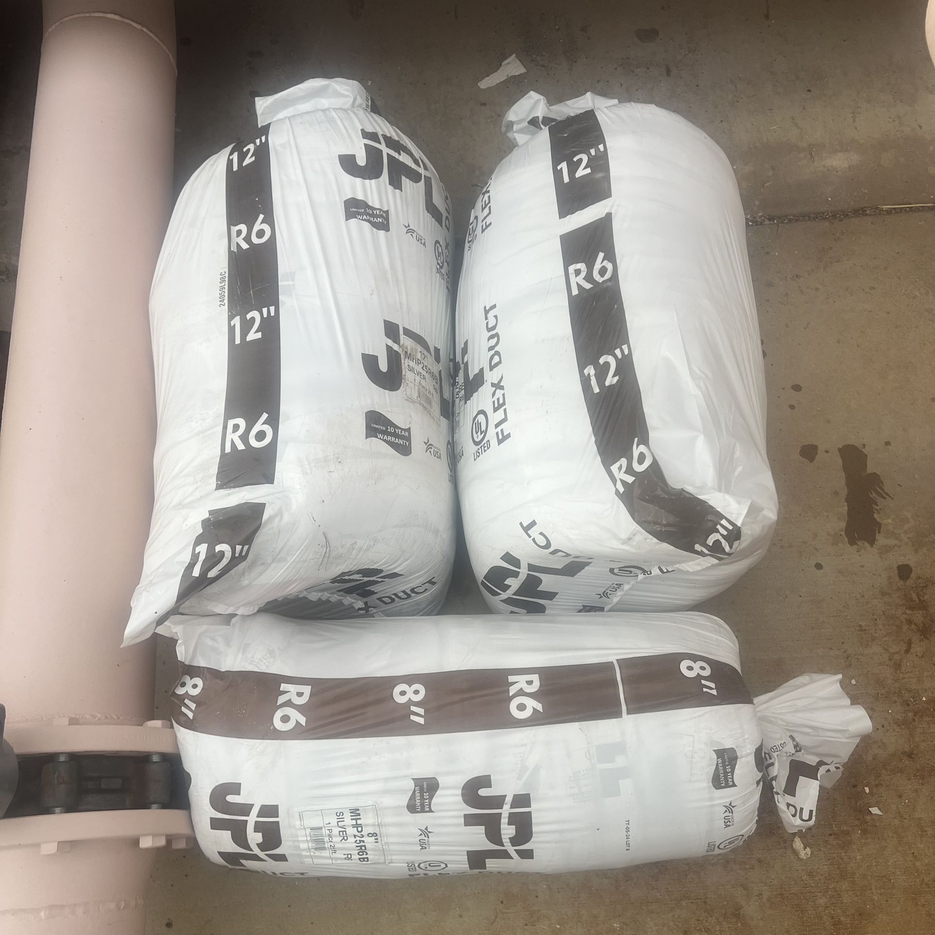JPL R6 FLEX duct