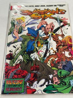 Satan's Six #2 Comic Book with Trading Cards