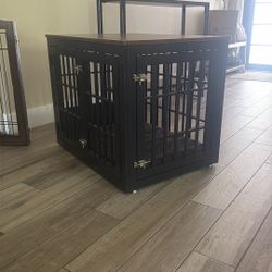 Dog Crate with Matching Shelf 