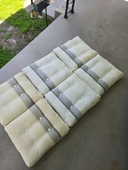 Outdoor cushions