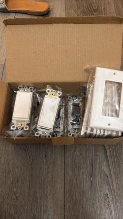 New wall switch w plate cover
