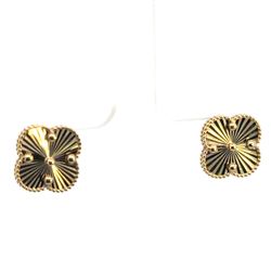 Woman’s Ladies 14k Yellow Gold Clover Stud Earrings GP3129620