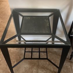 Glass Top Living Room Or Patio Table