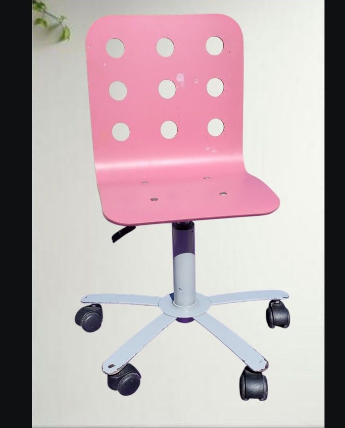 Vintage IKEA Teen Desk Chair Pink