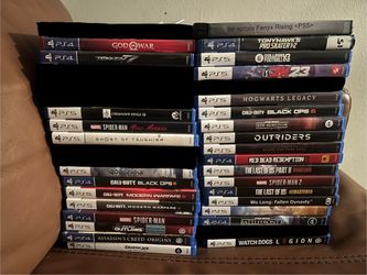 PS5 Games (see individual prices below- price for all together is $490)