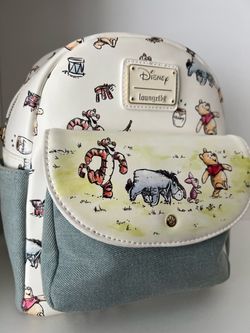 LOUNGEFLY DISNEY POOH & FRIENDS MINI BACKPACK