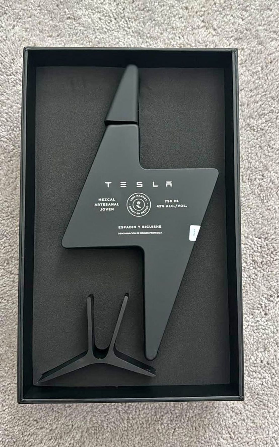TESLA Limited Edition Mezcal - Rare Tesla Tequila - BRAND NEW UNOPENED ✨ - $950