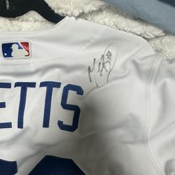 Mookie Betts Signed Home Authentic Jersey 2023