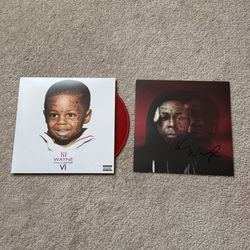 Exculsive Red Signed Lil Wayne Vinyl