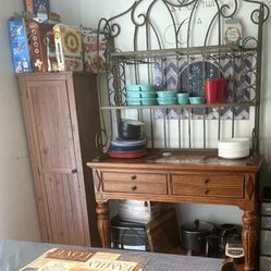 Bakers rack solid wood