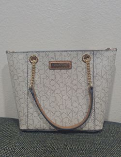 Calvin Klein Tote Bag Beige/Cream - Excellent Condition