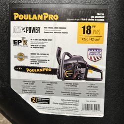 Poulanpro 18” chainsaw