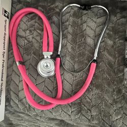 Hot Pink Sprague-Rappaport Professional Stethoscope – Great Condition