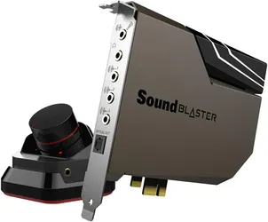 Creative Sound Blaster AE-7 Hi-Res PCIe Gaming Sound Card and ACM
Hi-res, PCIe DAC, Headphone Amp, Xamp, Audio Control Module, Hi-Res Audio, Sound Car