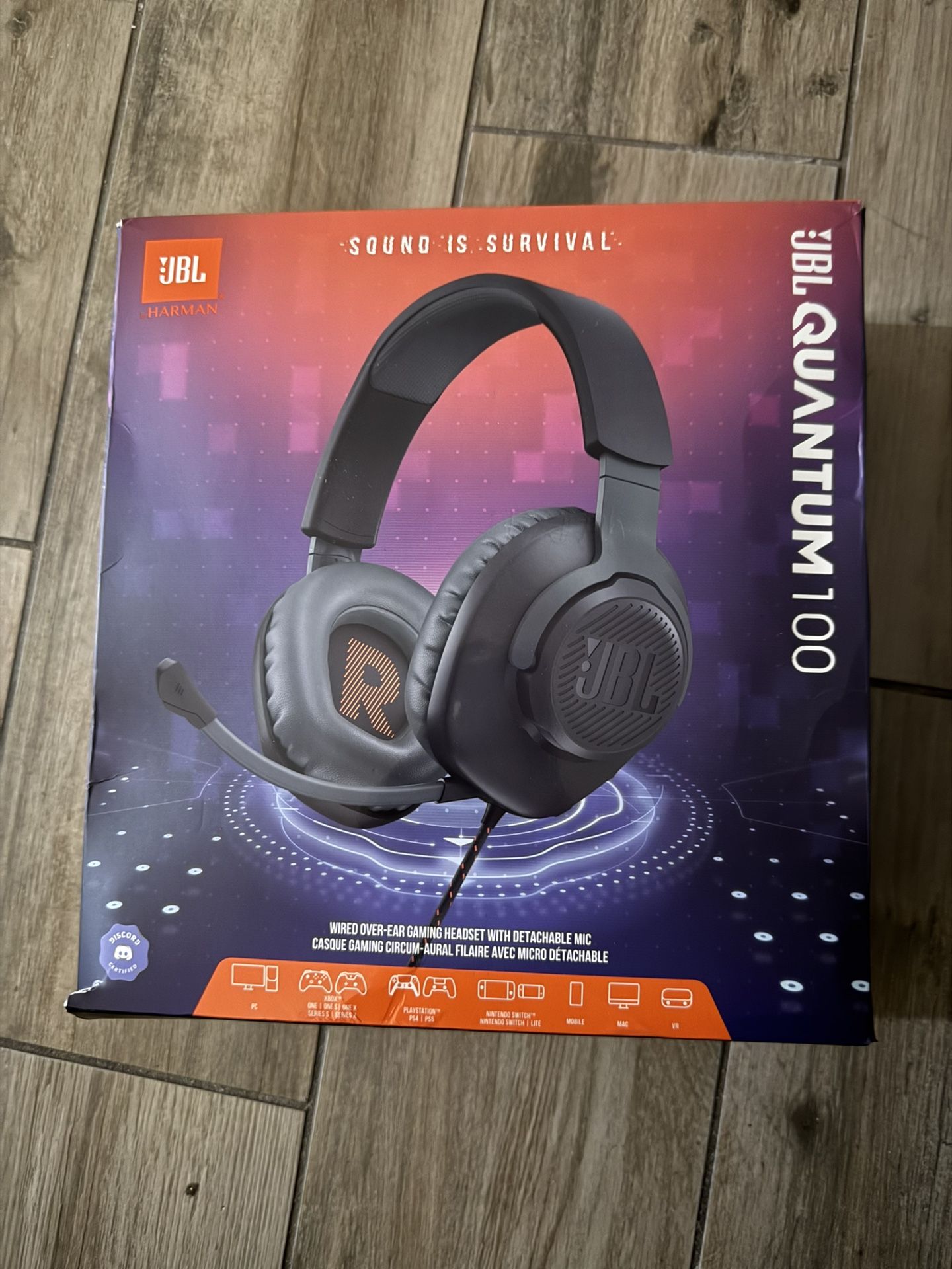 JBL Quantum 100 Headphones