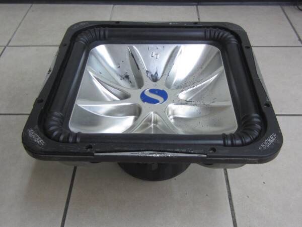 Kicker L7 Solo-Baric S15L7 15" 2000W Dual 2-Ohm Square Subwoofer 04S15L7(2)