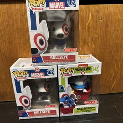 Funko pop! Bullseye TMNT Spider Man Target 