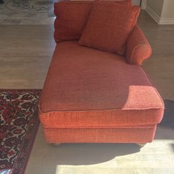 2 Piece Red Couch. They Do Connect 