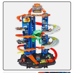 Hot Wheels Ultimate Garage Play Set T-Rex Car Elevator Stores 100+ Cars