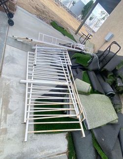 Metal fence 5 pieces