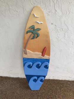 Solid wood 3D surfboard