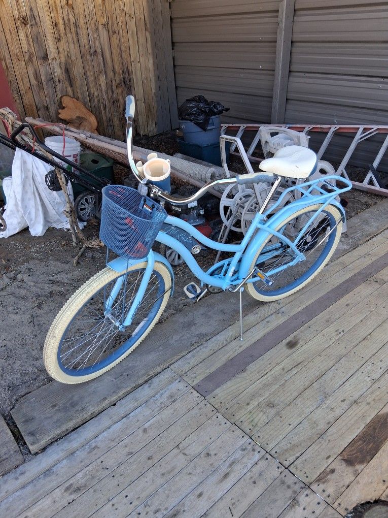 Female Beach Cruiser Pretty Bike. Take A Ride