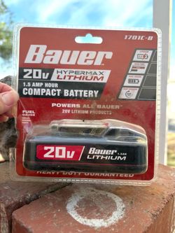 Bauer 20 volt battery brand new