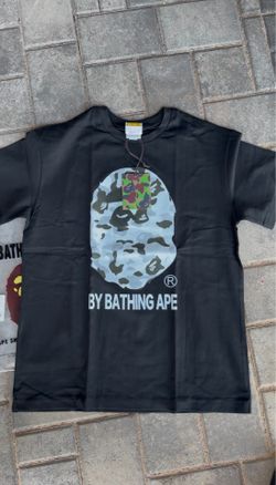 Black with white bape camo