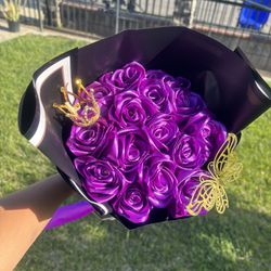 Purple Eternal Roses 