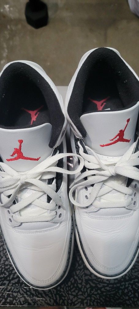 Jordan 3 Summit Grey Used Size 10
