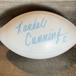 Randall Cunningham Autographed Wilson Leather Football