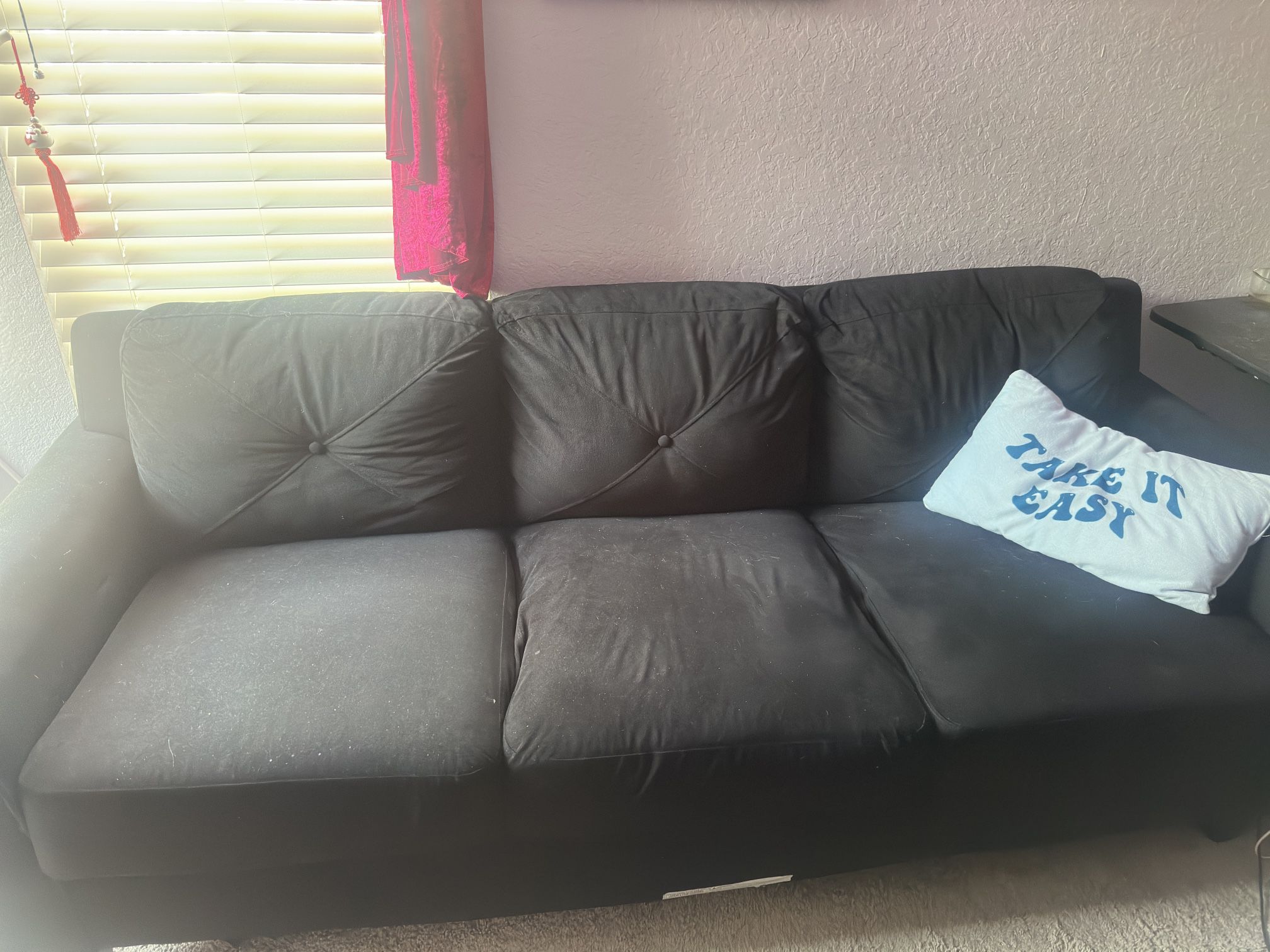 Black Couch Like New