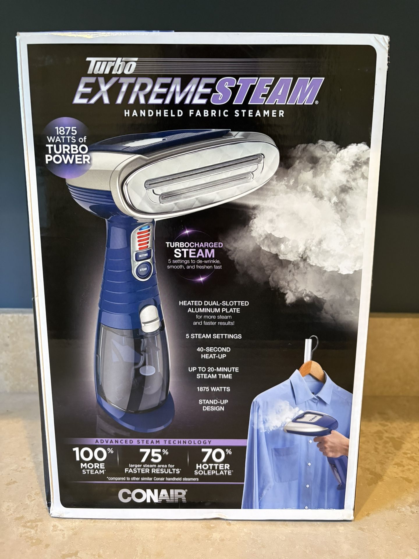 New Conair Extreme Steam Turbo Handheld Steamer