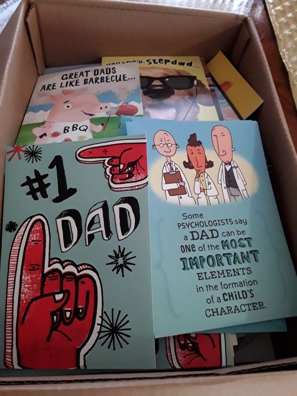 Big Box Full Of Father's Day Hallmark Cards In Weeki Wachee Spring Hill