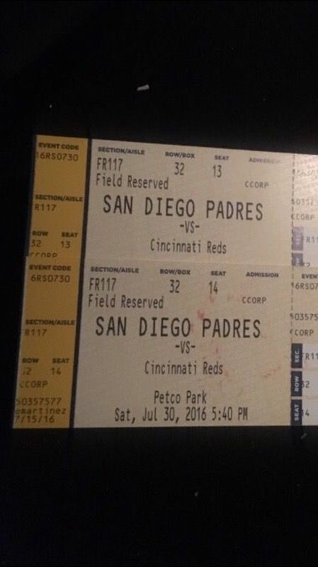 Baseball tickets Padres