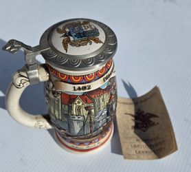 Budweiser Limited Edition Lidded Stein