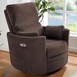 Electric Reclining Gilder Rocking Chair (like new)