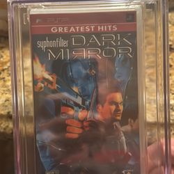 Syphon Filter Dark Mirror Greatest Hits PSP 2007- CGC GRADED 9.9 A++ 