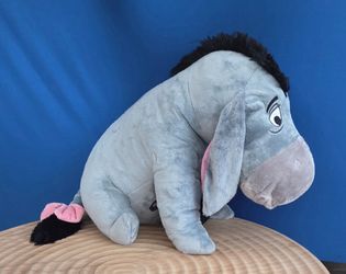 Disney Store  EEYORE Large 18" Plush with detachable tail