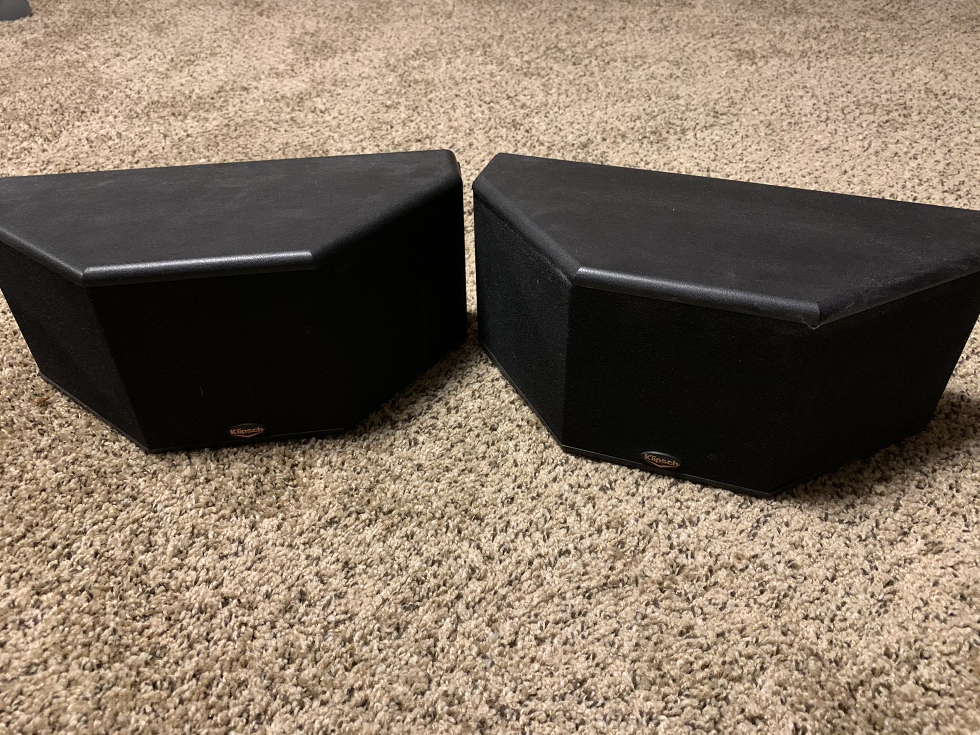 2 Kilpsch speakers and 1 KLH speaker