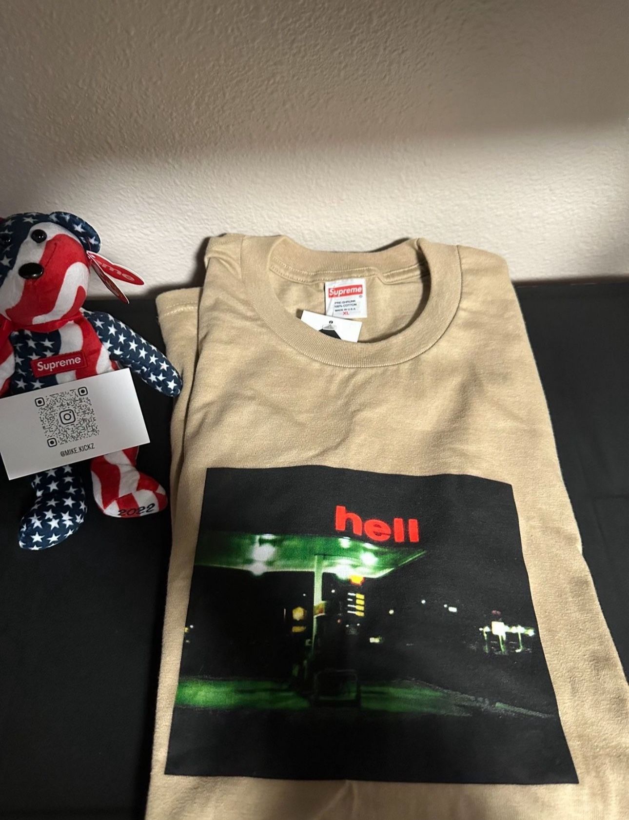 Supreme Hell Shirt Tan