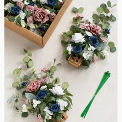 Ling's Moment 17.5" Tall Standing Artificial Flowers Arrangements 4 pcs