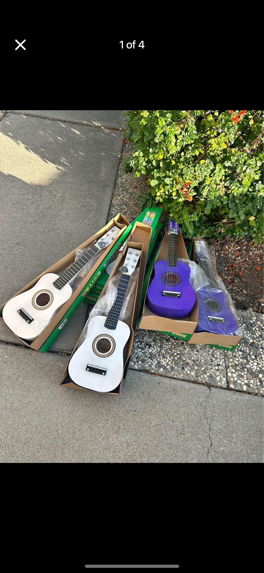 acoustic guitar for kids 22 inch. $25 each