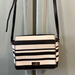 Kate Spade New York Madie Striped Crossbody Shoulder Purse Putnam Drive