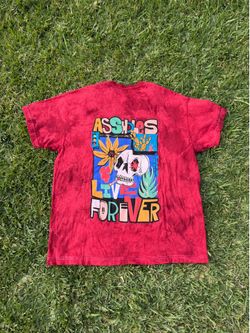 Assholes Live Forever Red Tye T-Shirt