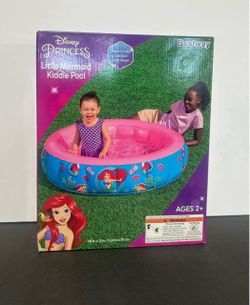 Disney Princess Little Mermaid Inflatable Above Ground Kiddie Pool