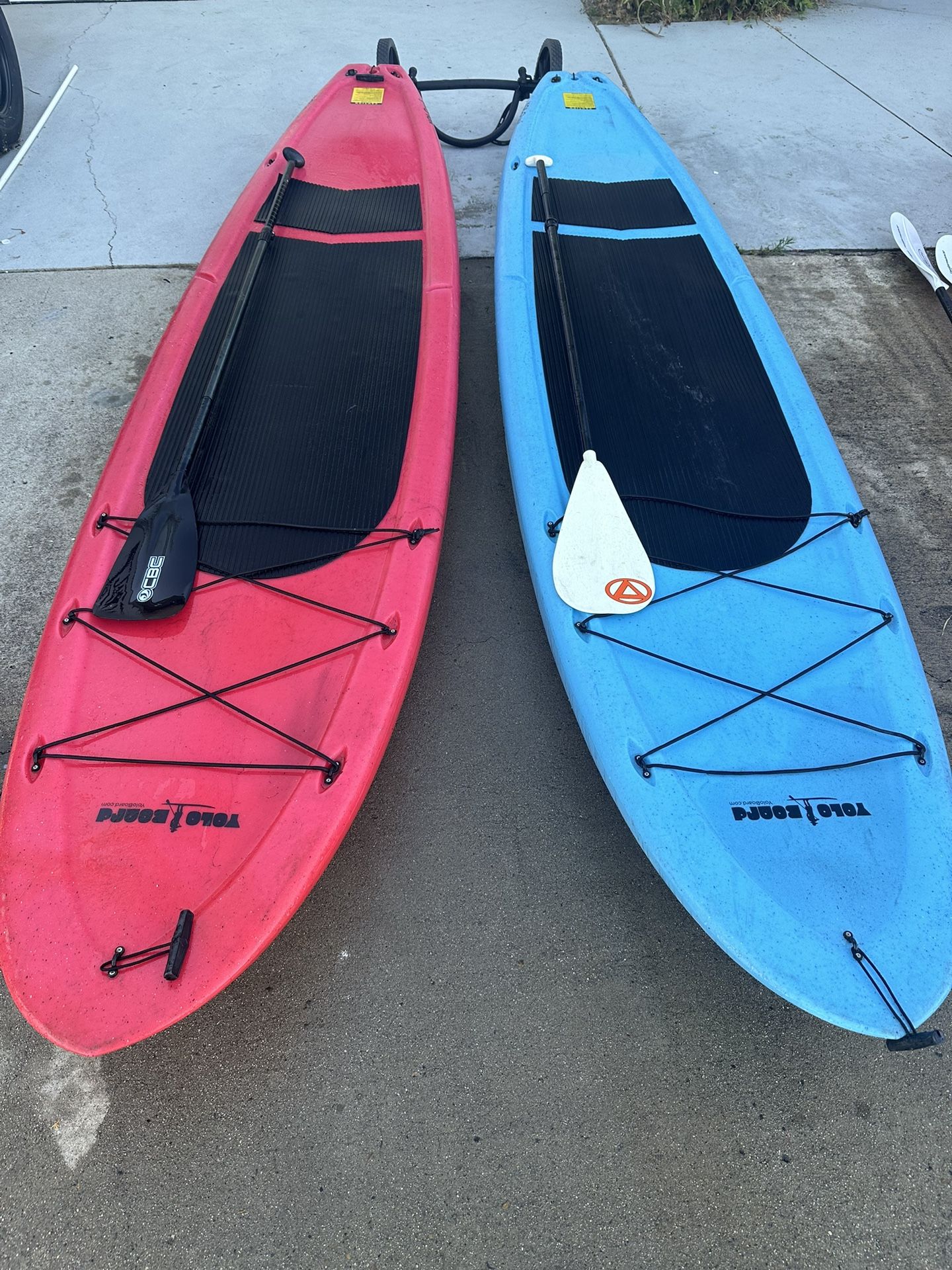 Two Stand Up Paddleboards