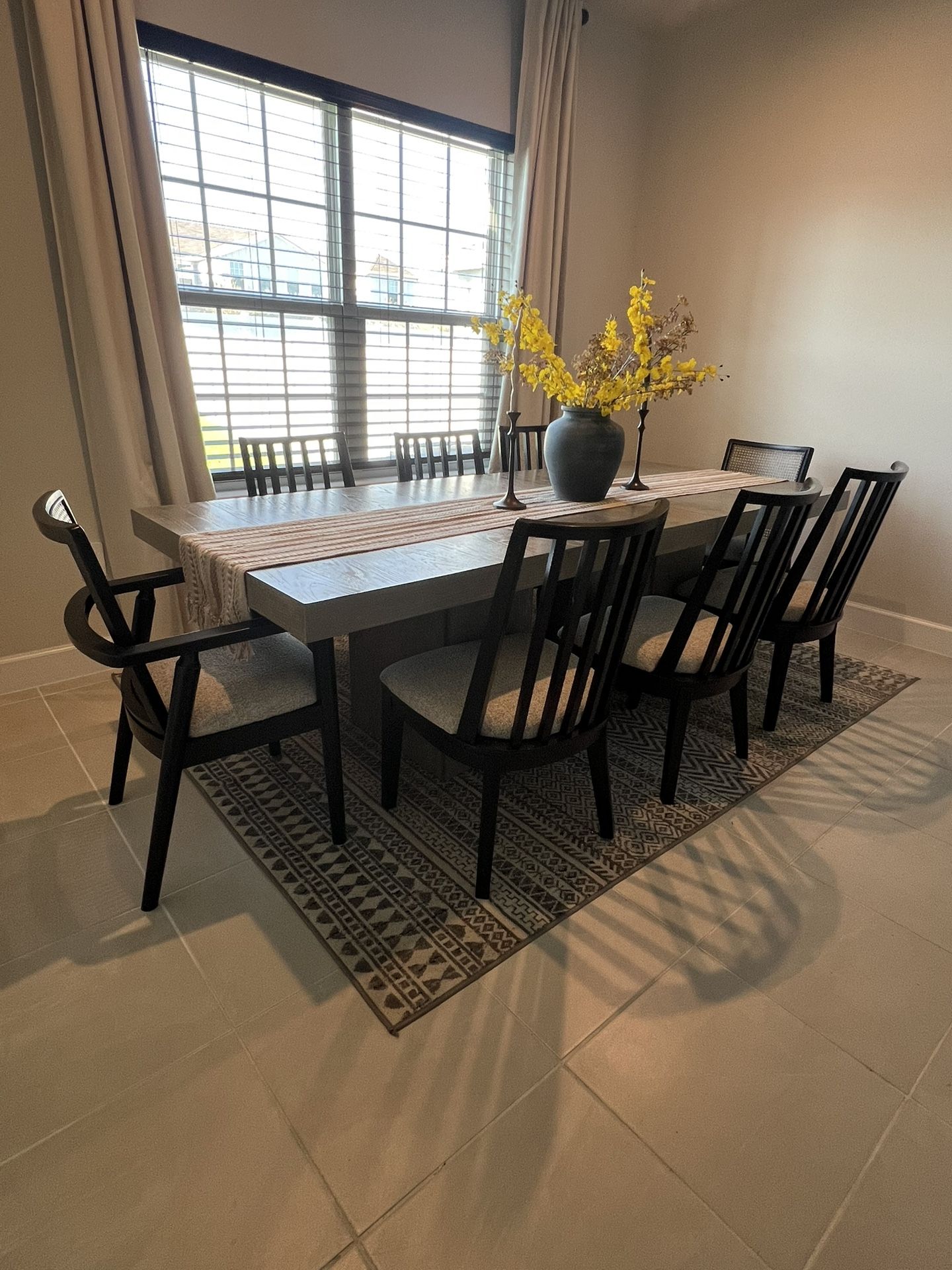 Fawnburg Dining Table and 8 Chairs