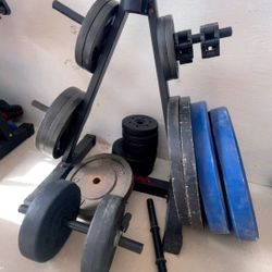 Barbell, Dumbbells, Weight, Benches (Negotiable On Price)